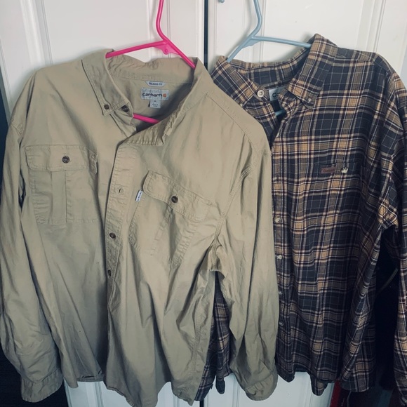 Carhartt Mens XL bottom up shirt - Picture 4 of 5